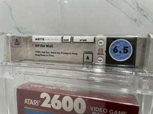 Unopened Off The Wall Atari 2600 Sealed Video Game! Wata Graded 6.0 Seal A 1989
