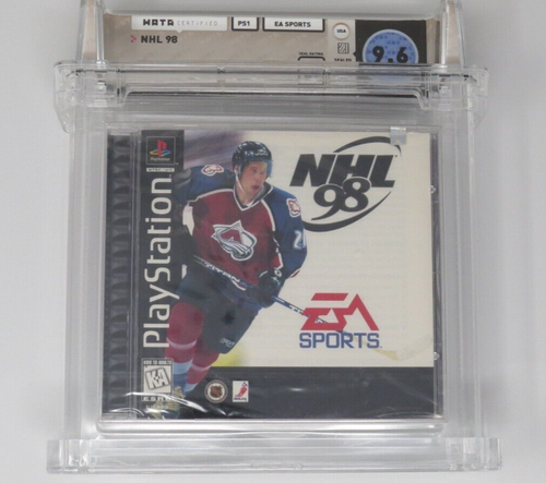 NHL '98 Hockey Sony Playstation Factory Sealed Video Game Wata Graded 9.6 B+ PS1