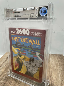Unopened Off The Wall Atari 2600 Sealed Video Game! Wata Graded 6.0 Seal A 1989