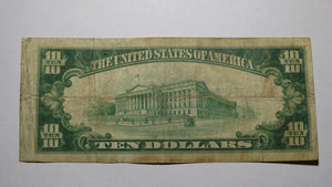 $10 1929 Middletown Connecticut CT National Currency Bank Note Bill Ch #397 FINE