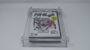 New NHL '96 Hockey Sega Genesis Factory Sealed Video Game Wata Graded 9.4 B+